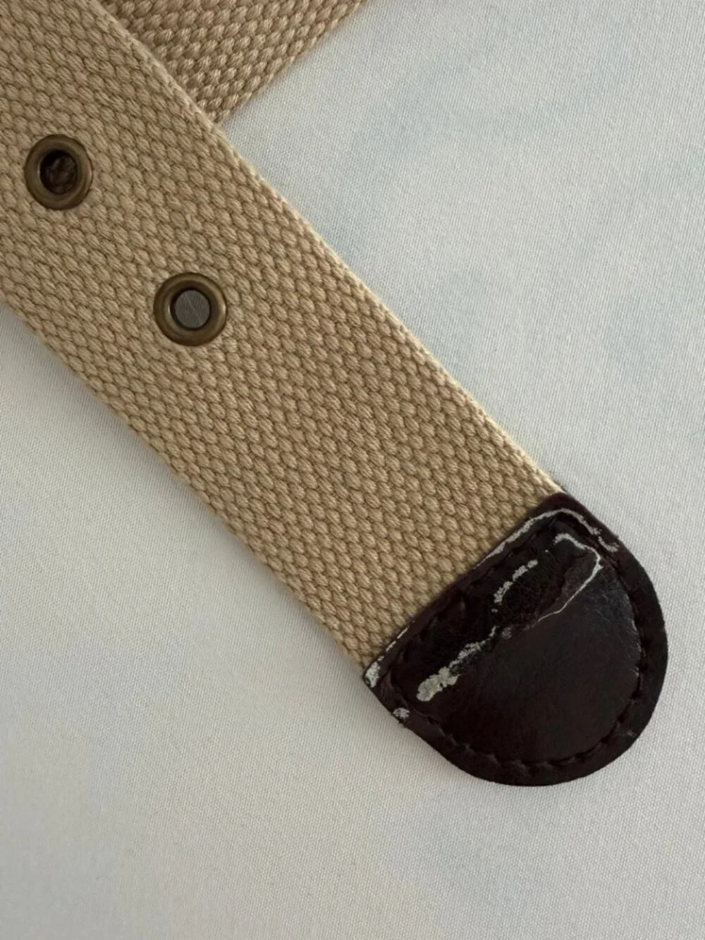 Canvas Cotton Western Boho Rhinestone Buckle Belt
